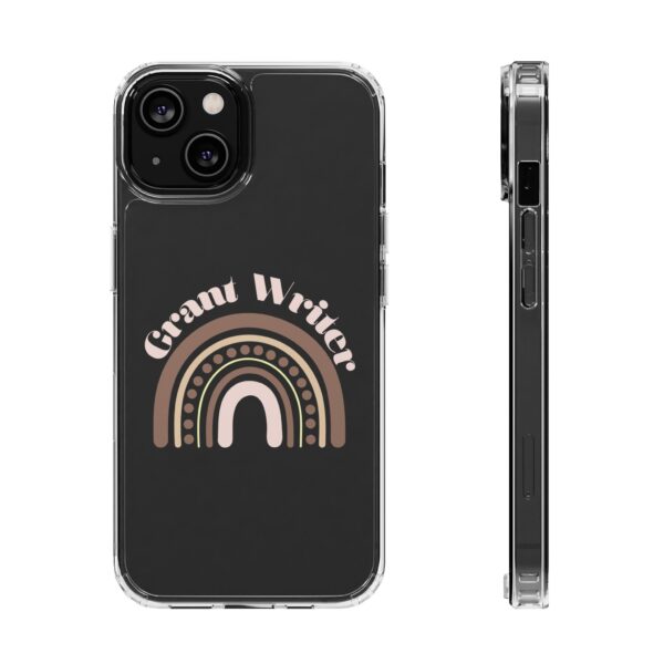 iPhone Grant Writer Clear Case - Image 9