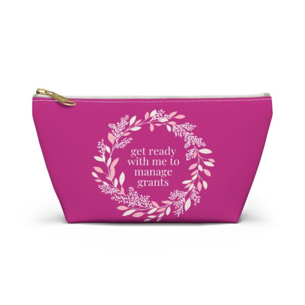 GRWM Grants Management Accessory Pouch w T-bottom