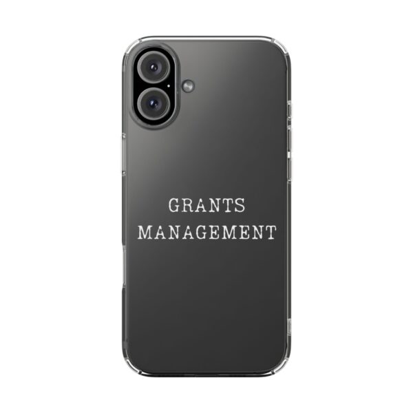 Grants Management iPhone Clear Case - Image 41