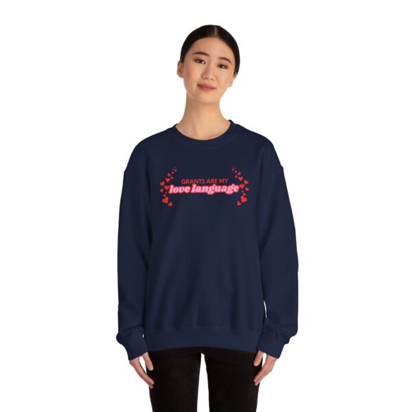 Grants are My Love Language Unisex Heavy Blend™ Crewneck Sweatshirt - Image 48