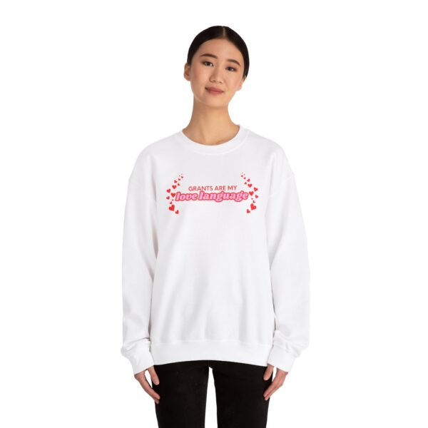 Grants are My Love Language Unisex Heavy Blend™ Crewneck Sweatshirt - Image 4