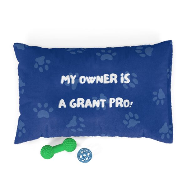 My Owner Is A Grant Pro Blue Pet Bed - Image 7