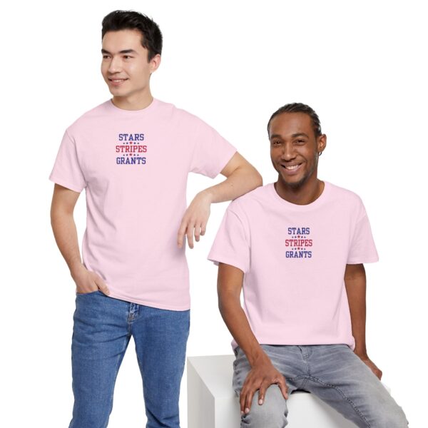 Stars, Stripes, Grants Unisex Heavy Cotton Tee - Image 47