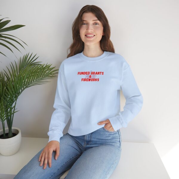 Funded Grants & Fireworks Unisex Heavy Blend™ Crewneck Sweatshirt - Image 29