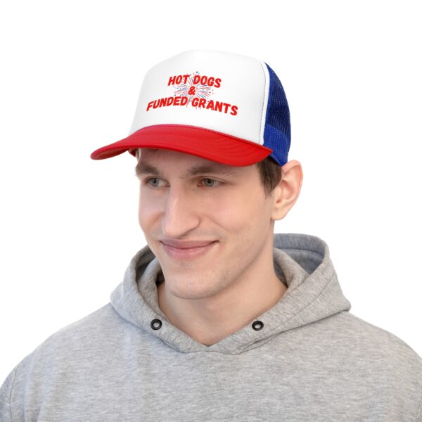 Hot Dogs & Funded Grants Trucker Cap - Image 5