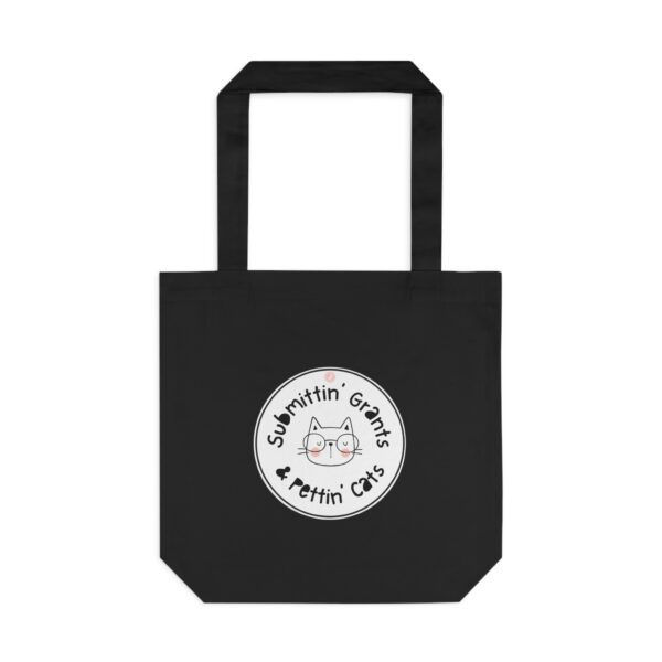 Submittin' Grants & Pettin' Cats Cotton Tote Bag - Image 5