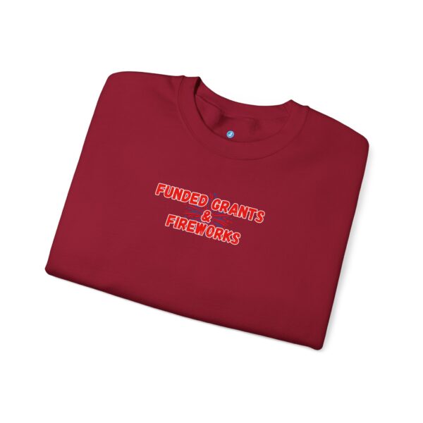 Funded Grants & Fireworks Unisex Heavy Blend™ Crewneck Sweatshirt - Image 63
