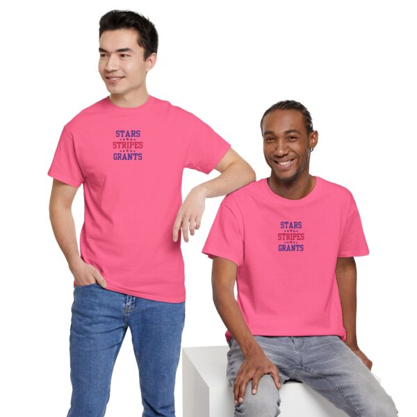 Stars, Stripes, Grants Unisex Heavy Cotton Tee - Image 53