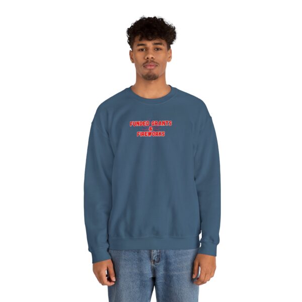 Funded Grants & Fireworks Unisex Heavy Blend™ Crewneck Sweatshirt - Image 34