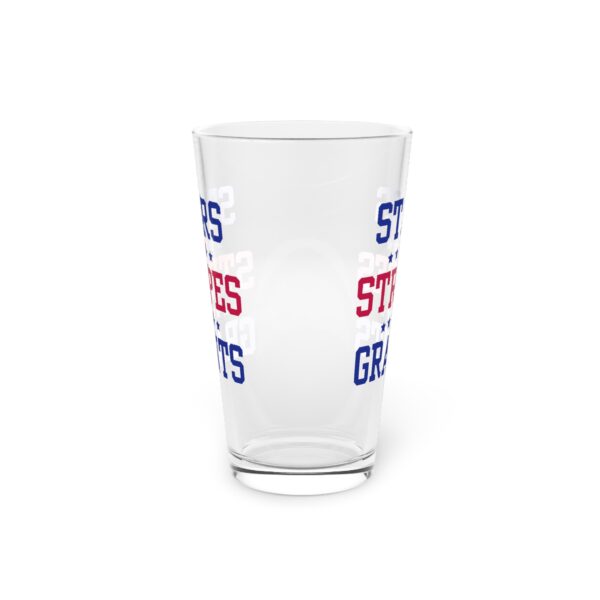 Stars, Stripes, Grants Pint Glass, 16oz - Image 4