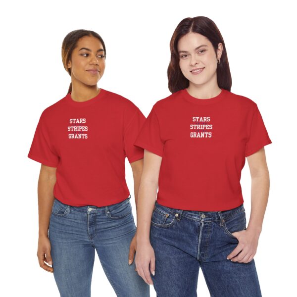 Stars, Stripes, Grants Unisex Heavy Cotton Tee - Image 57