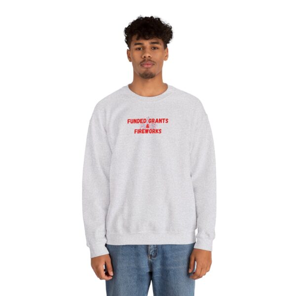 Funded Grants & Fireworks Unisex Heavy Blend™ Crewneck Sweatshirt - Image 10