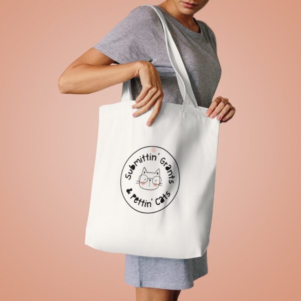 Submittin' Grants & Pettin' Cats Cotton Tote Bag