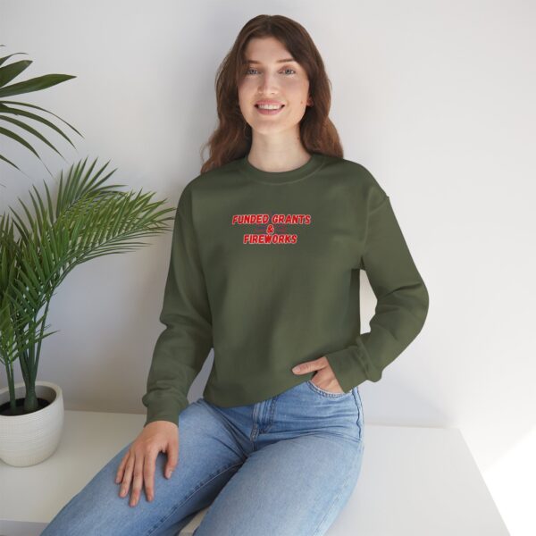 Funded Grants & Fireworks Unisex Heavy Blend™ Crewneck Sweatshirt - Image 23