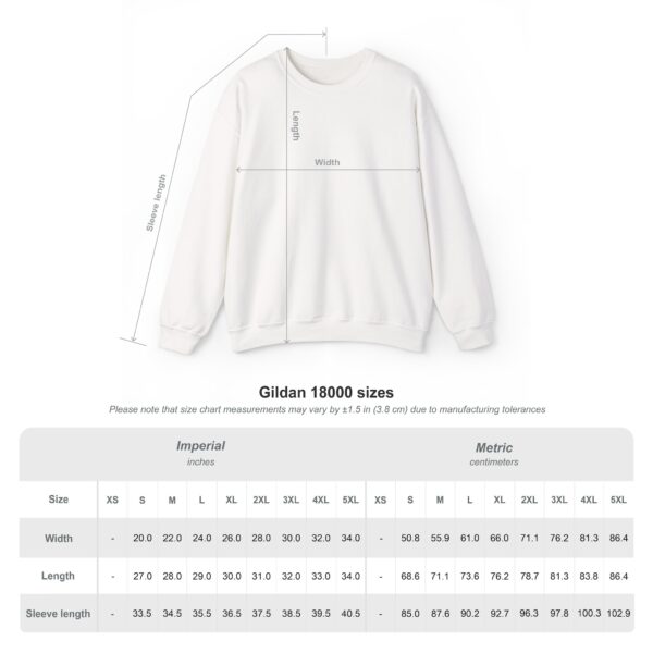 Funded Grants & Fireworks Unisex Heavy Blend™ Crewneck Sweatshirt - Image 6