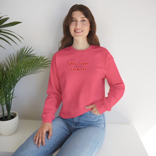 Funded Grants & Fireworks Unisex Heavy Blend™ Crewneck Sweatshirt - Image 59