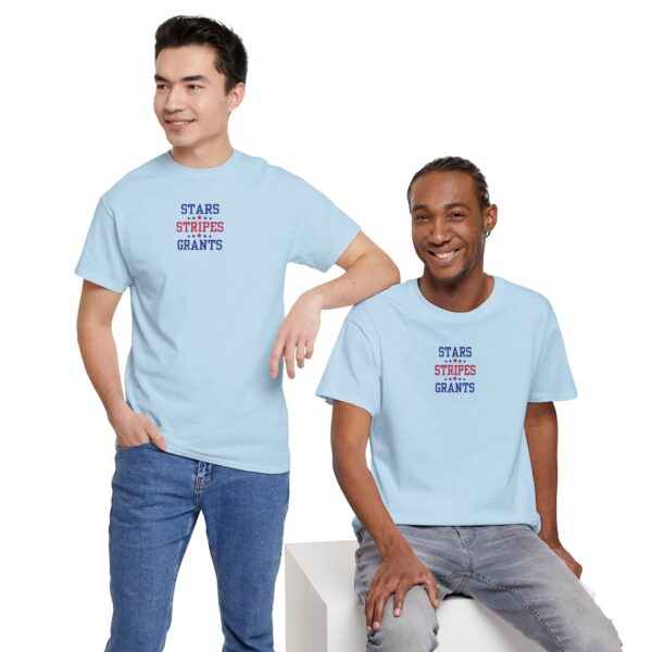 Stars, Stripes, Grants Unisex Heavy Cotton Tee - Image 29