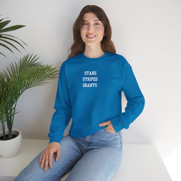 Stars, Stripes, Grants Unisex Heavy Blend™ Crewneck Sweatshirt - Image 41