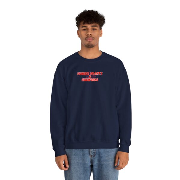 Funded Grants & Fireworks Unisex Heavy Blend™ Crewneck Sweatshirt - Image 46