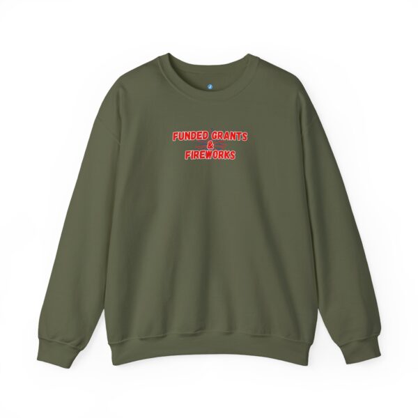 Funded Grants & Fireworks Unisex Heavy Blend™ Crewneck Sweatshirt - Image 19