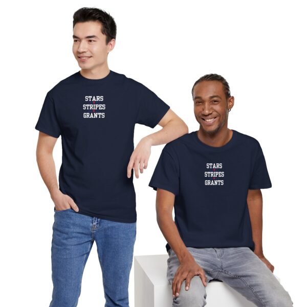 Stars, Stripes, Grants Unisex Heavy Cotton Tee - Image 41