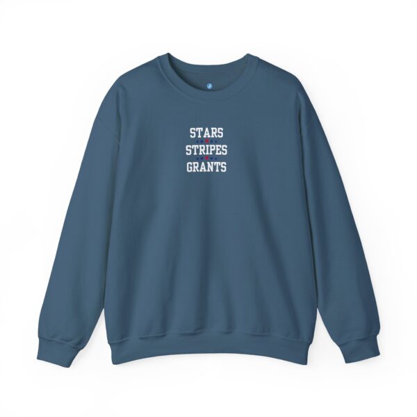 Stars, Stripes, Grants Unisex Heavy Blend™ Crewneck Sweatshirt - Image 2