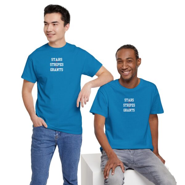 Stars, Stripes, Grants Unisex Heavy Cotton Tee - Image 35