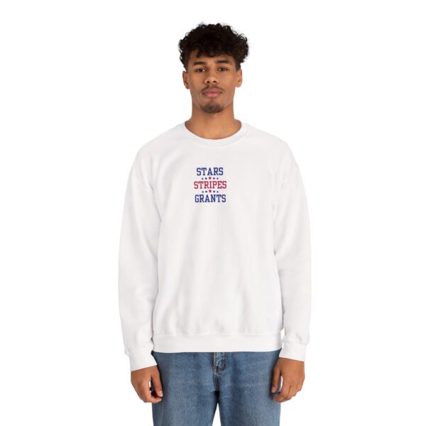 Stars, Stripes, Grants Unisex Heavy Blend™ Crewneck Sweatshirt - Image 10