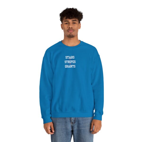 Stars, Stripes, Grants Unisex Heavy Blend™ Crewneck Sweatshirt - Image 40