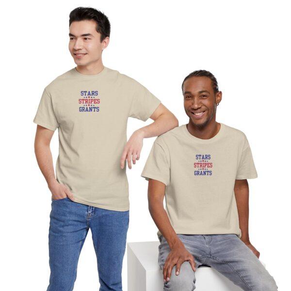 Stars, Stripes, Grants Unisex Heavy Cotton Tee - Image 17