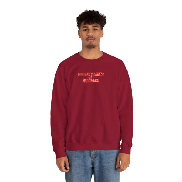 Funded Grants & Fireworks Unisex Heavy Blend™ Crewneck Sweatshirt - Image 64