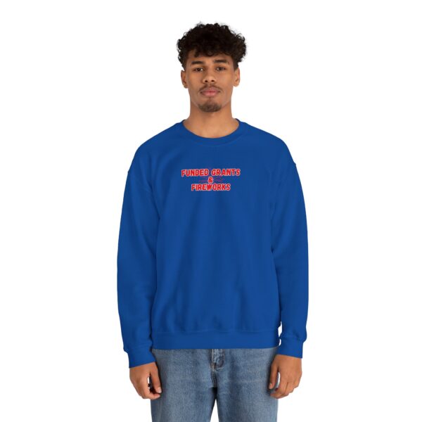 Funded Grants & Fireworks Unisex Heavy Blend™ Crewneck Sweatshirt - Image 40