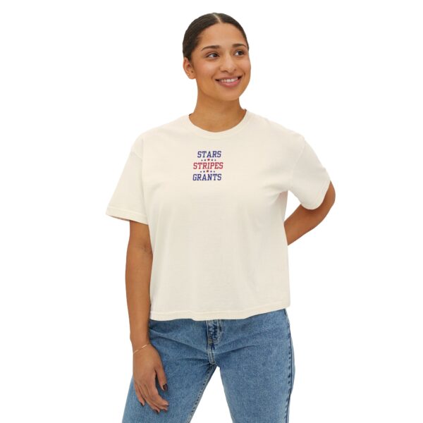 Stars, Stripes, Grants Women's Boxy Tee