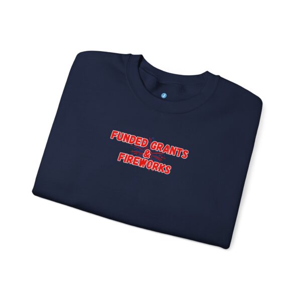 Funded Grants & Fireworks Unisex Heavy Blend™ Crewneck Sweatshirt - Image 45
