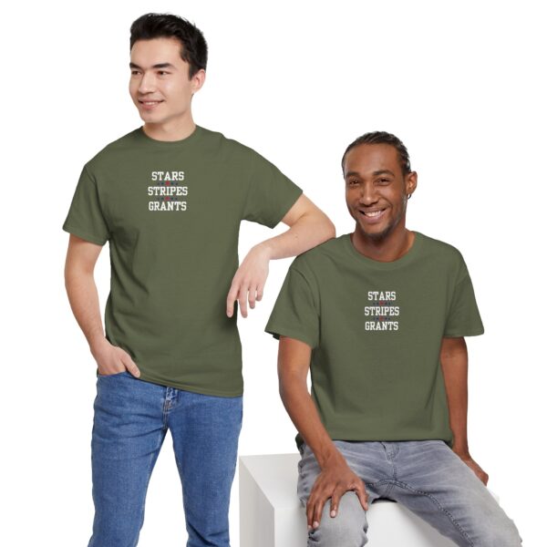 Stars, Stripes, Grants Unisex Heavy Cotton Tee - Image 23
