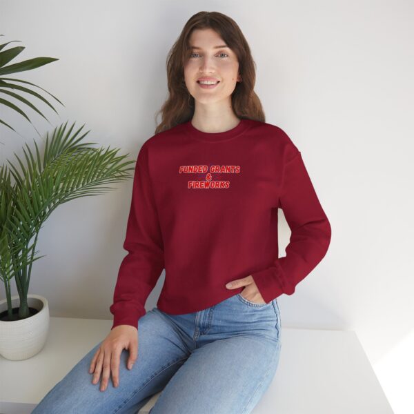 Funded Grants & Fireworks Unisex Heavy Blend™ Crewneck Sweatshirt - Image 65