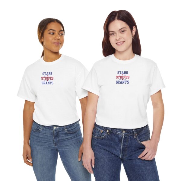 Stars, Stripes, Grants Unisex Heavy Cotton Tee - Image 10