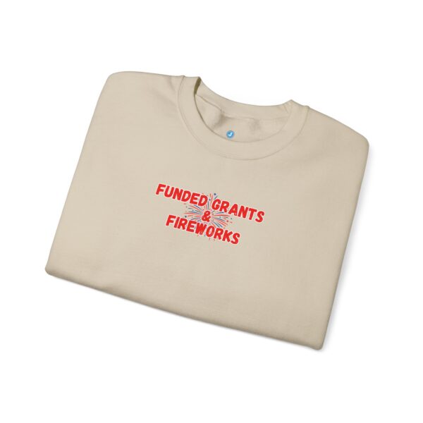 Funded Grants & Fireworks Unisex Heavy Blend™ Crewneck Sweatshirt - Image 15