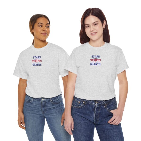 Stars, Stripes, Grants Unisex Heavy Cotton Tee - Image 5