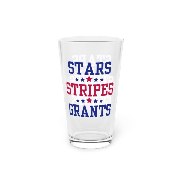 Stars, Stripes, Grants Pint Glass, 16oz - Image 3