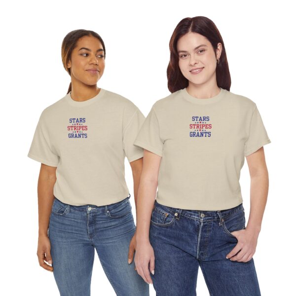 Stars, Stripes, Grants Unisex Heavy Cotton Tee - Image 16