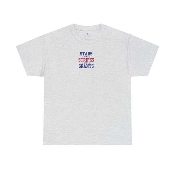 Stars, Stripes, Grants Unisex Heavy Cotton Tee - Image 2
