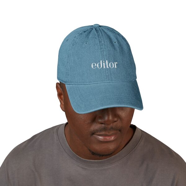 Editor Denim Hat (Embroidery) - Image 7