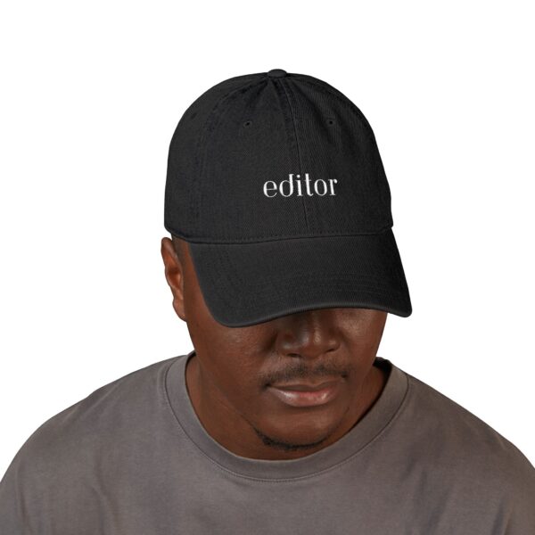 Editor Denim Hat (Embroidery) - Image 3