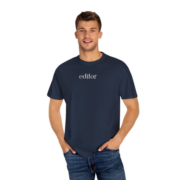 Editor Unisex Garment-Dyed T-shirt - Image 64