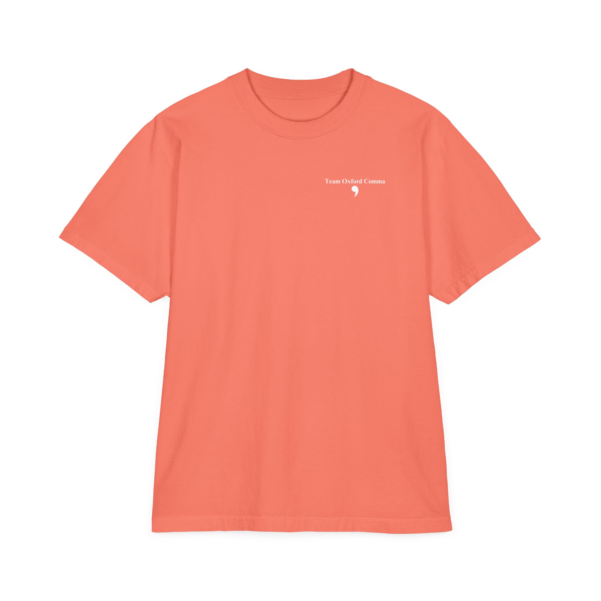 Unisex Team Oxford Comma Garment-Dyed Drop-Shoulder T-Shirt - Image 43