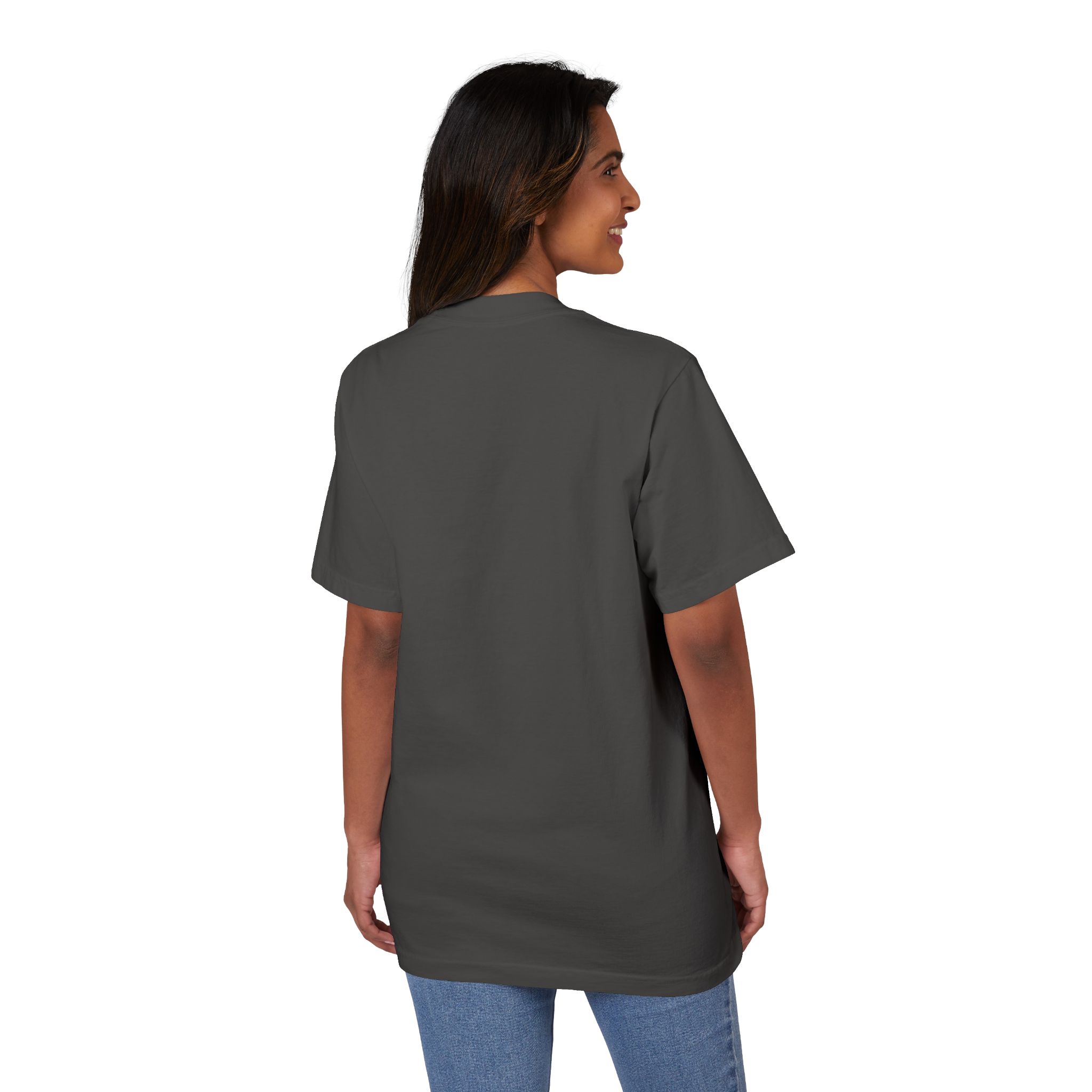 Unisex Team Oxford Comma Garment-Dyed Drop-Shoulder T-Shirt - Image 39