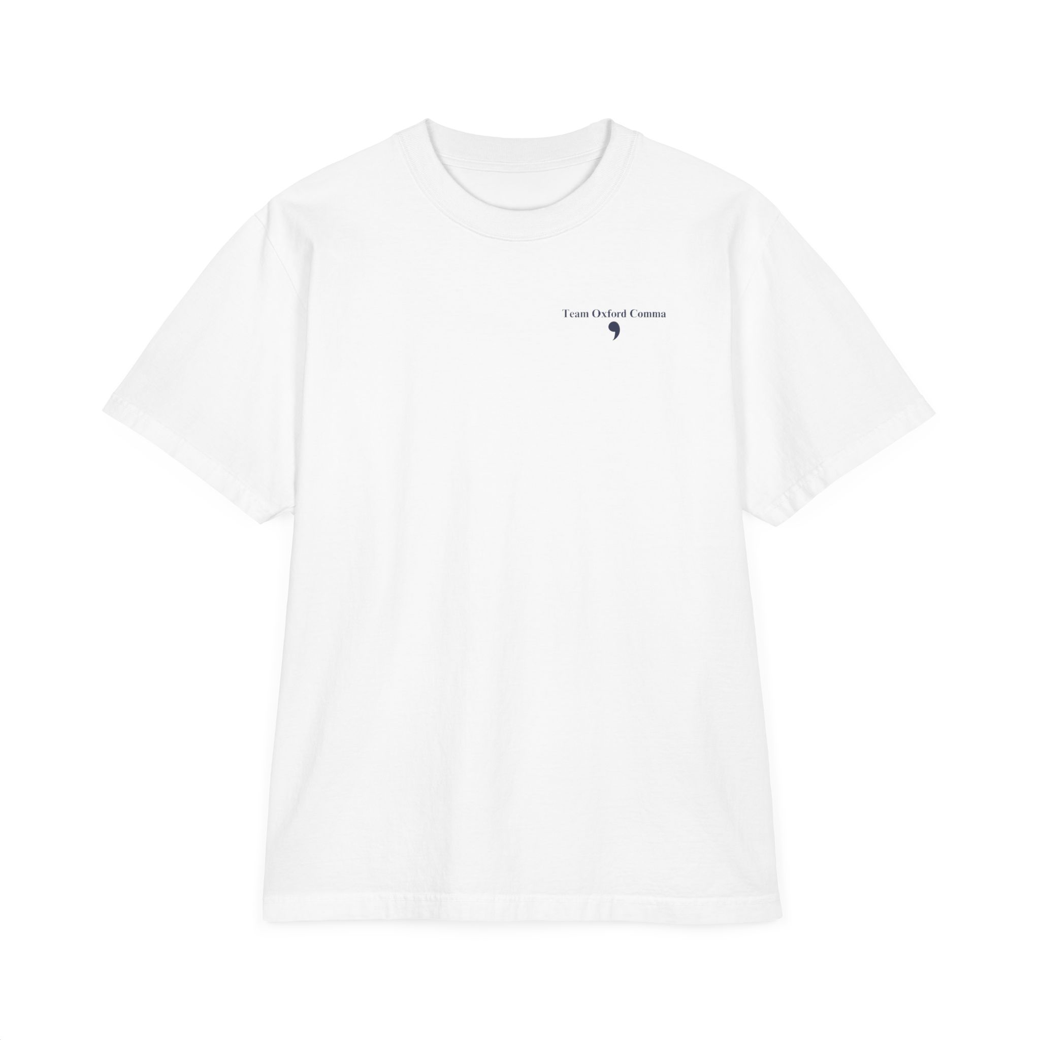 Unisex Team Oxford Comma Garment-Dyed Drop-Shoulder T-Shirt - Image 8