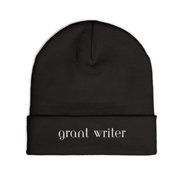 Grant Writer Knit Beanie (Embroidery) - Image 7