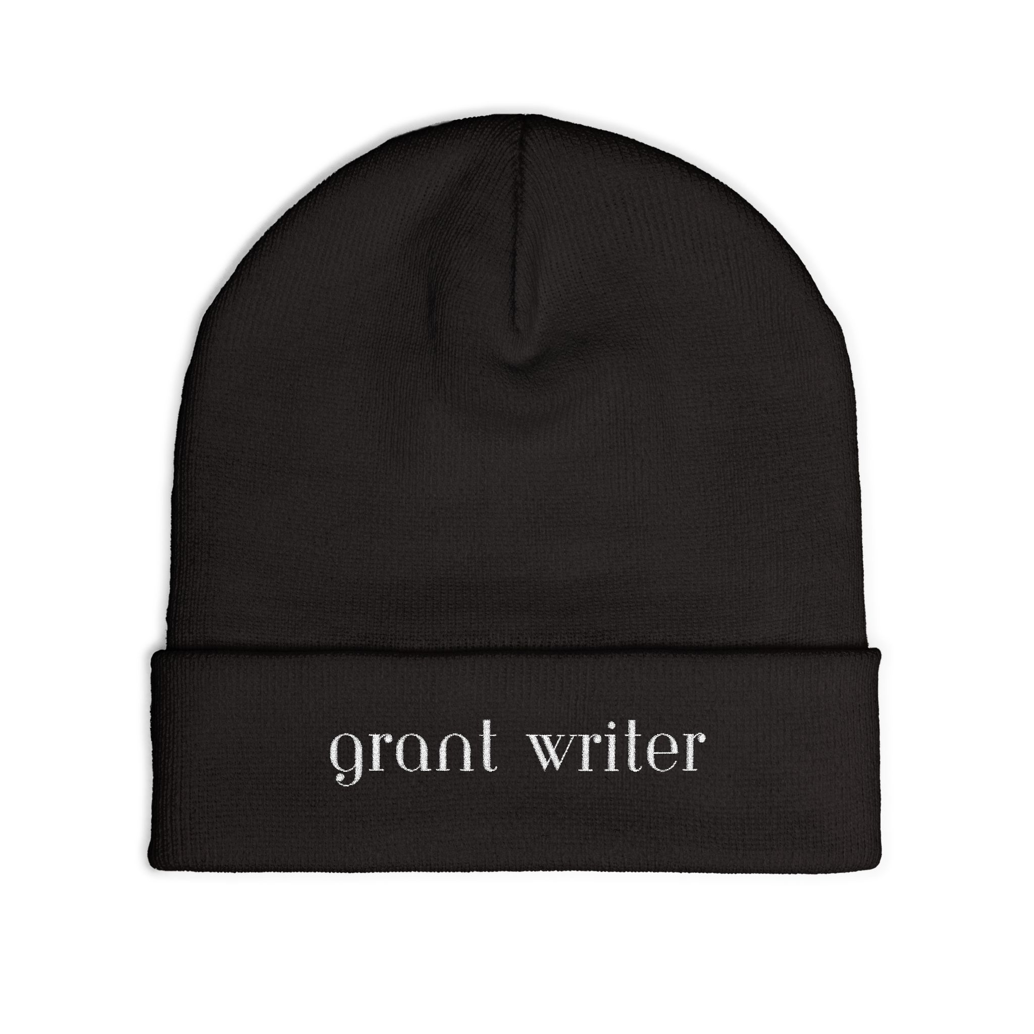 Grant Writer Knit Beanie (Embroidery) - Image 7